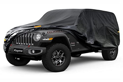 7 Layers Waterproof Car Cover for Jeep Wrangler 4 Dr