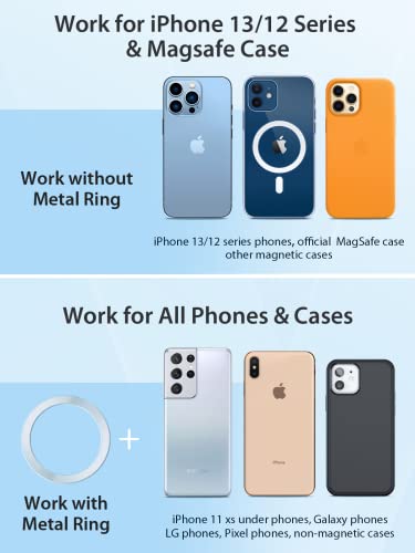 for MagSafe Car Mount [Upgraded Strongest Magnet Power] Magnetic Phone Holder for Car Vent 360 Adjustable Magnetic Car Phone Holder Mount for iPhone 16 Pro Max 15 14 13 12 Plus Mini