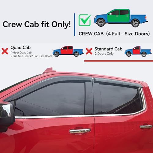 Window Visors Rain Guards for 2019