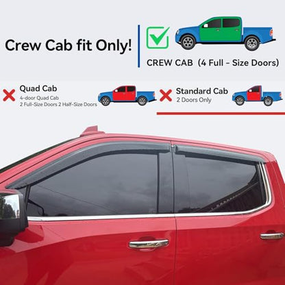 Window Visors Rain Guards for 2019