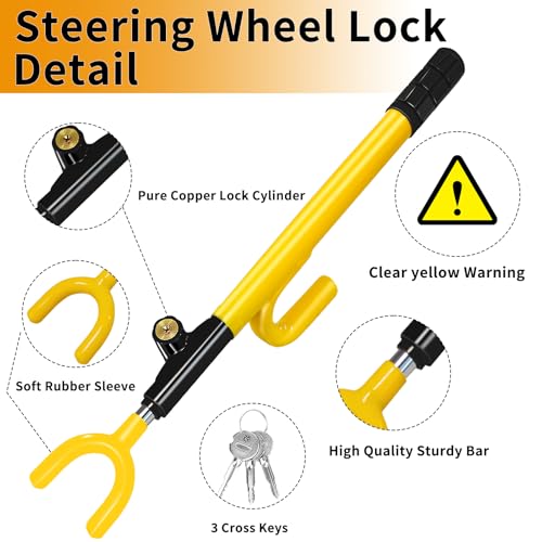 Heavy Duty Steering Wheel Lock