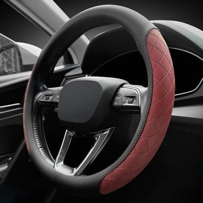 Nappa Leather Steering Wheel Cover