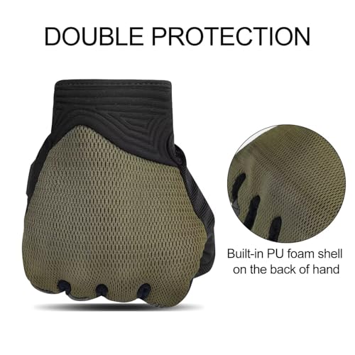 Breathable Mesh Motorcycle Gloves for Men