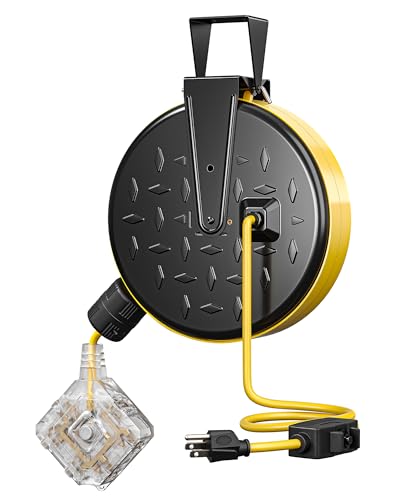 Retractable Extension Cord Reel
