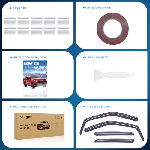 in Channel Rain Guards for Ford F150 SuperCrew 2015