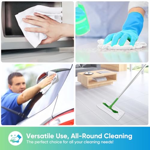 White Microfiber Cleaning Cloth 10 PK (10 Count)
