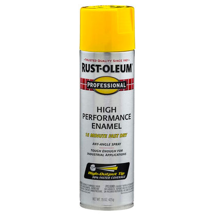 Professional High Performance Gloss Safety Yellow Spray Paint (90 Ounce)
