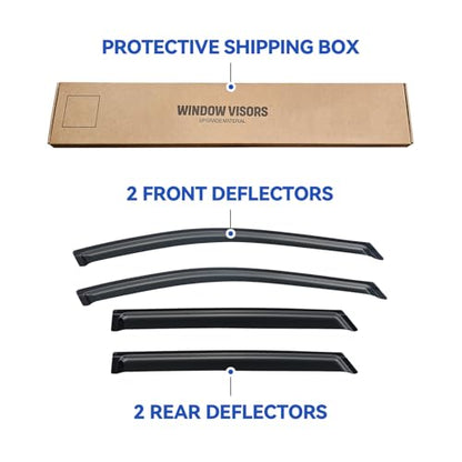 Window Visors Rain Guards for 2013
