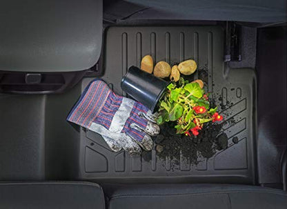 MAXLINER All Weather Custom Fit 2 Row & Cargo Liner Behind The 2nd Row Floor Mat Liner Set Compatible with 2014