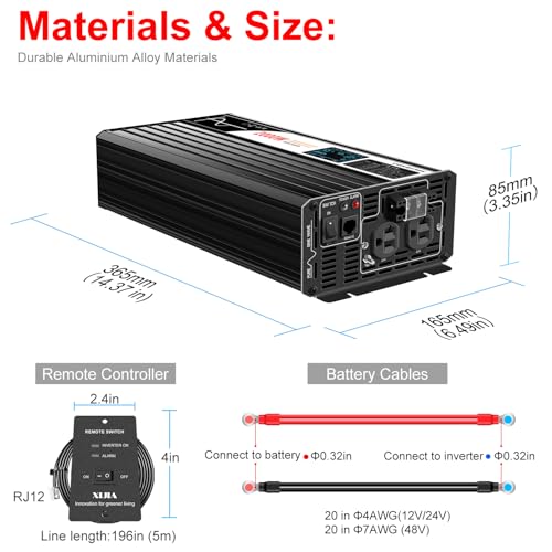 2000W Pure Sine Wave Inverter