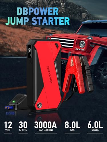 Peak 3000A 18000mAh Portable Car Jump Starter