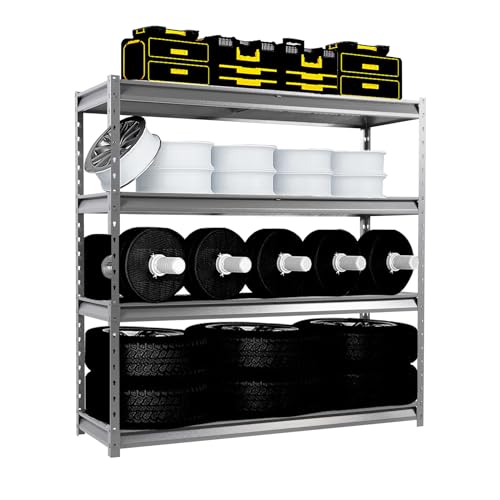 The Atlas 72" W Metal Garage Shelving Unit Load 12000 Lbs