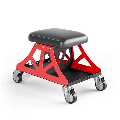 Vyper Low Pro Garage Stool with Removable Seat for Mechanics