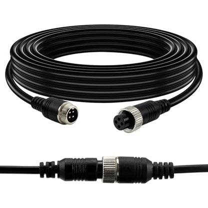 4 Pin Aviation Backup Camera Extension Cable (33 Foot)