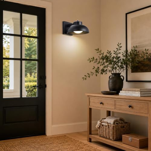 Black Exterior Light Fixtures (2 Count)