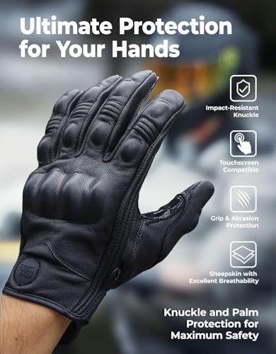 Motorcycle Leather Gloves