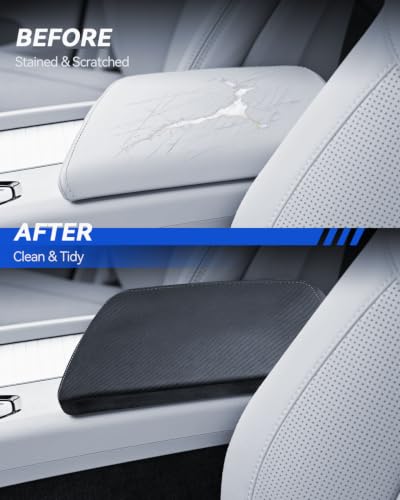 XC60 Armrest Cover for 2021 2022 2023 2024 2025 2026 Volov XC60 S60 SPA Accessories Center Console Middle Lid Pad Protector for Car Elbow Rest