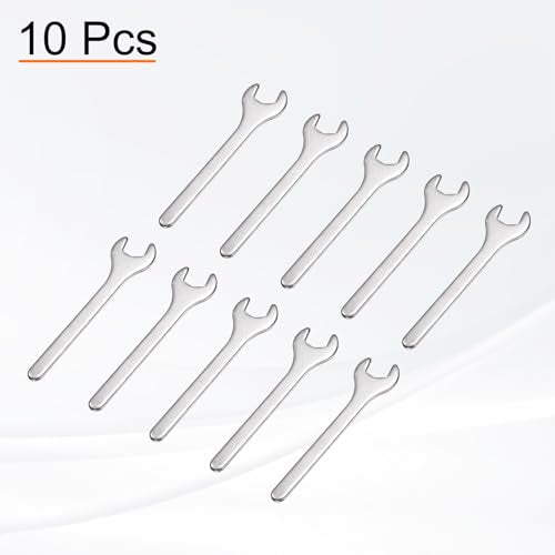 10pcs Small Wrench Open End Wrench 13x108x3mm Metric U (10 Count)
