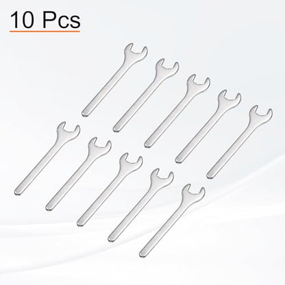 10pcs Small Wrench Open End Wrench 13x108x3mm Metric U (10 Count)