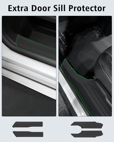 Floor Mats & Cargo Liner & Backrest Mat for GMC Acadia 6 Seats 2017
