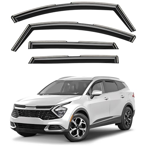 Window Deflectors Smoke Tinted In (4 Count)