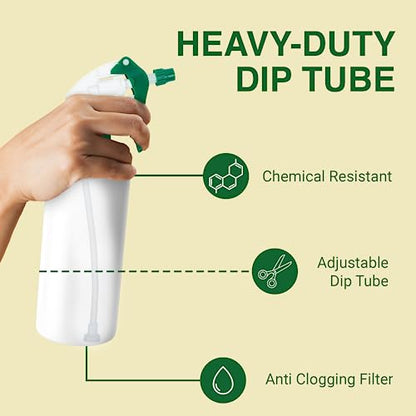Spray Bottle Nozzle Replacement Tops (6 Count)