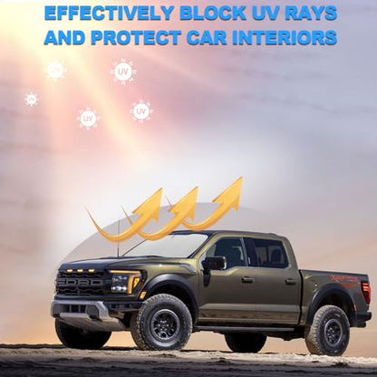 Foldable Front Windshield Sunshade fit for Ford F150 Accessories 2021