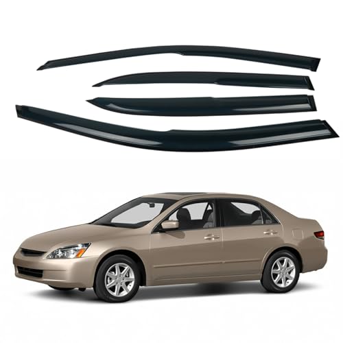 4PCS Rain Guards Window Visors Fit for 2003
