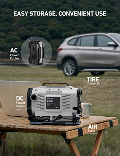 Tire Inflator Portable Air Compressor (69.137 Ounce)