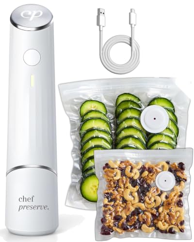 Compact Vacuum Sealer for Food (30 Count)