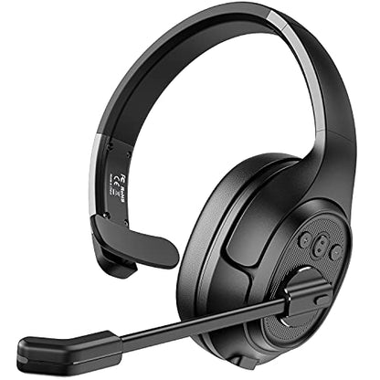 Noise Cancelling Trucker Bluetooth Headset with Microphone for Trucker