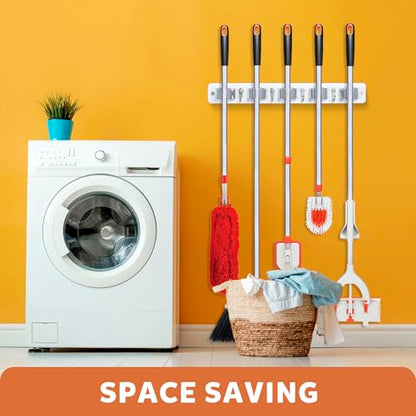 Broom Holder Wall Mount