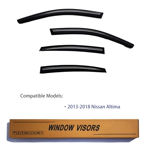 Window Visors Rain Guards Compatible with 2013