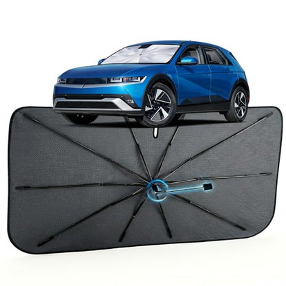 Car Windshield Sun Shade Umbrella for Hyundai IONIQ 5 2022