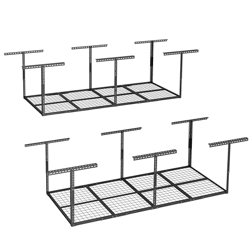 3x8 Overhead Garage Ceiling Storage Rack (2 Count)