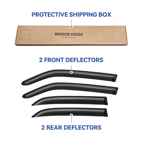 Window Visors Rain Guards for 2005 (4 Count)