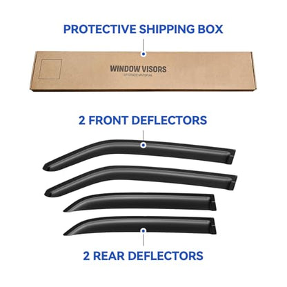 Window Visors Rain Guards for 2005 (4 Count)