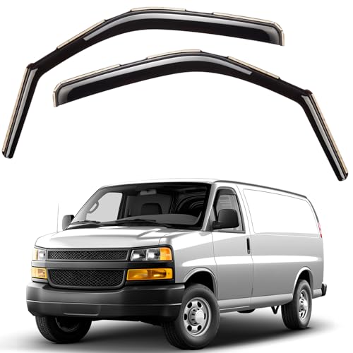 Window Deflectors Smoke Tinted in (2 Count)