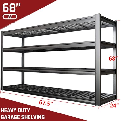 68" W Garage Shelving Unit