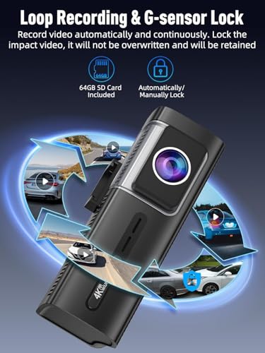 3 Channel 5G WiFi Dash Cam