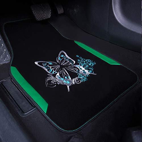 Embroidery Butterfly Car Floor Mats