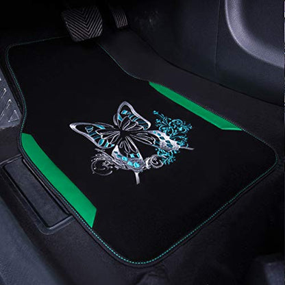 Embroidery Butterfly Car Floor Mats