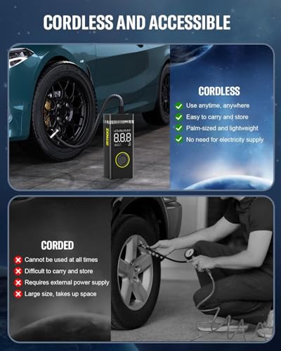 Tire Inflator Portable Air Compressor