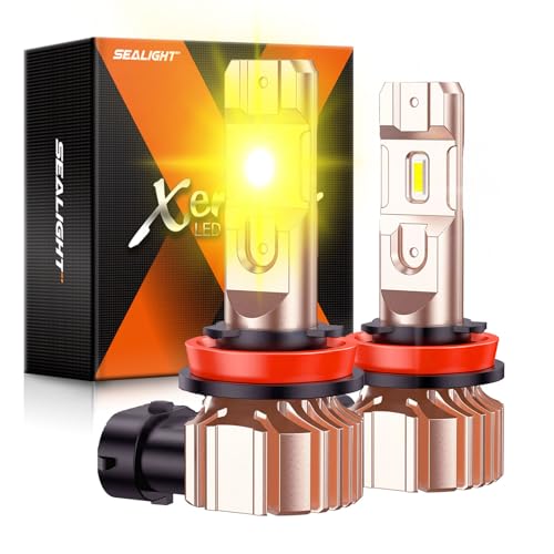 H11 LED Fog Light Bulbs Yellow (2 Count)