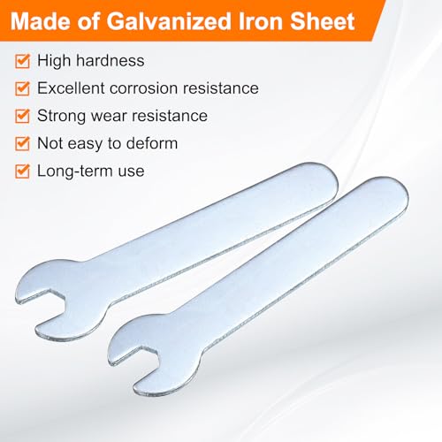 10pcs Small Wrench Open End Wrench 5.5x66x1.5mm Metric U (10 Count)