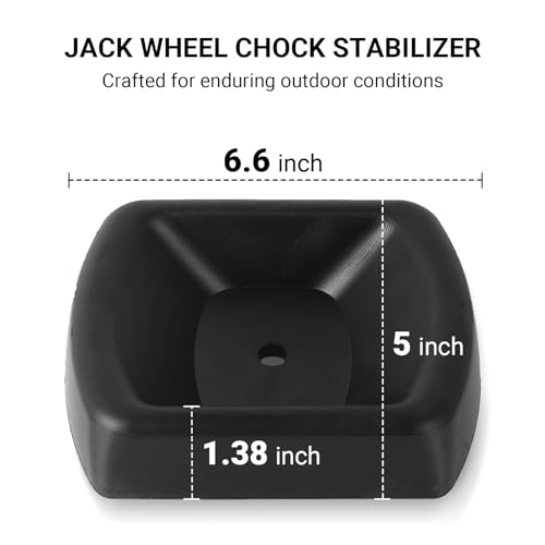 Jack Wheel Chock Stabilizer