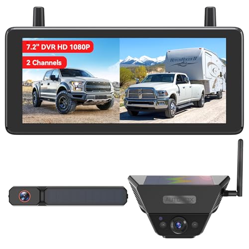 2 Solar Wireless Backup Camera System (3 Count)
