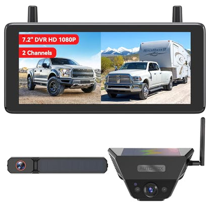 2 Solar Wireless Backup Camera System (3 Count)