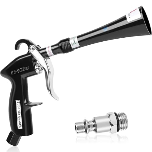 Air Blow Gun Car Detailing Dry Cleaning Gun with Tapered Nozzle High Pressure Cleaning Tool