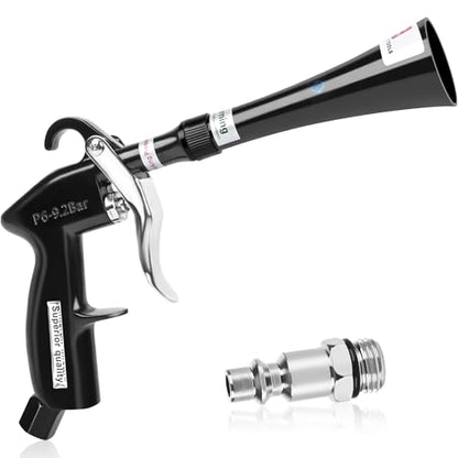 Air Blow Gun Car Detailing Dry Cleaning Gun with Tapered Nozzle High Pressure Cleaning Tool